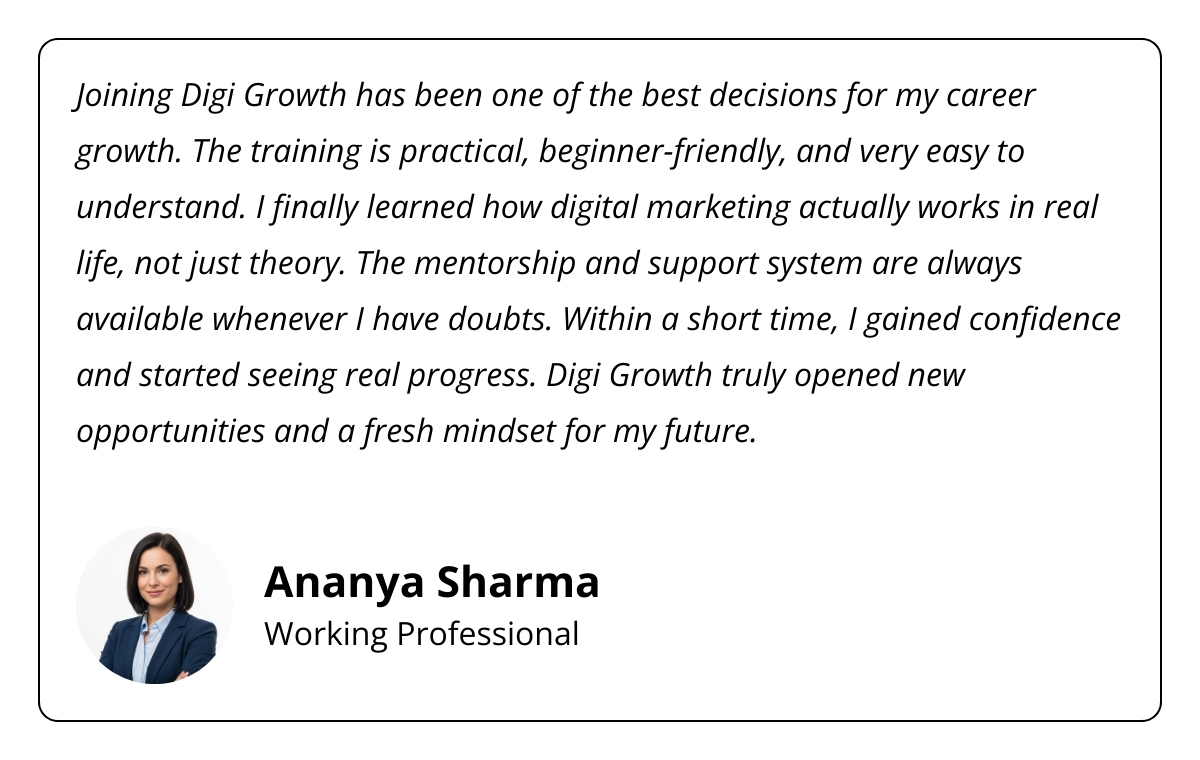 Ananya Sharma Working Professional