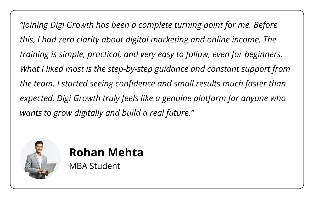 Rohan Mehta MBA Student