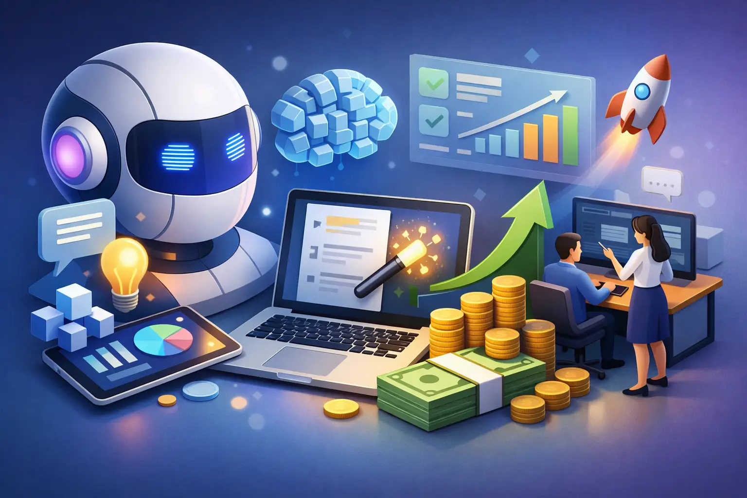 How to Use AI Prompts for Work That Pays