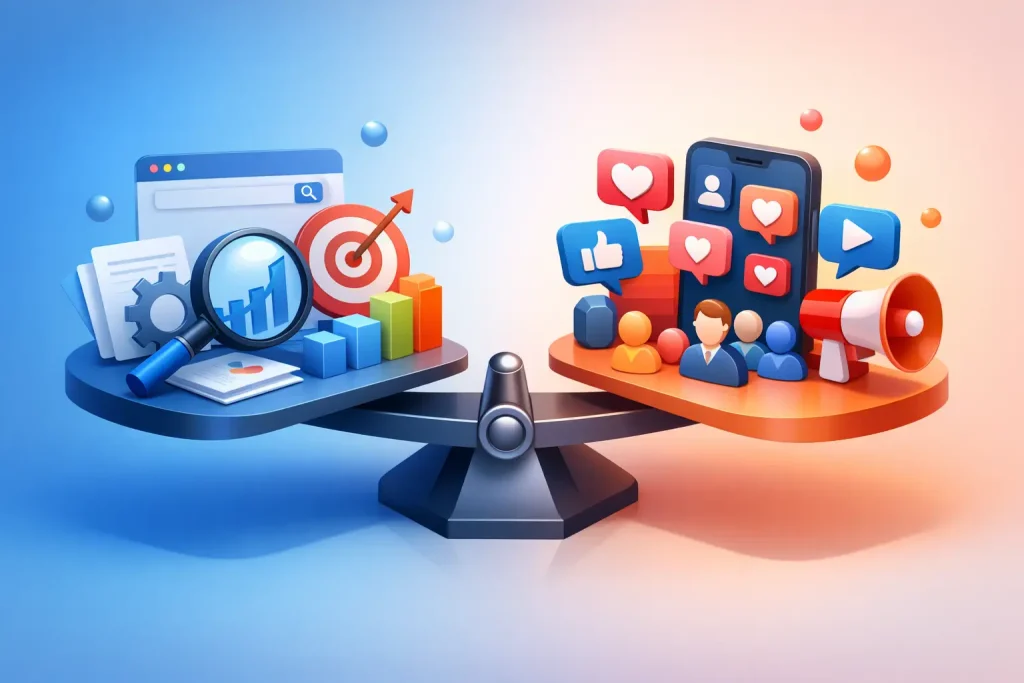 SEO vs Social Media Marketing: What Wins?