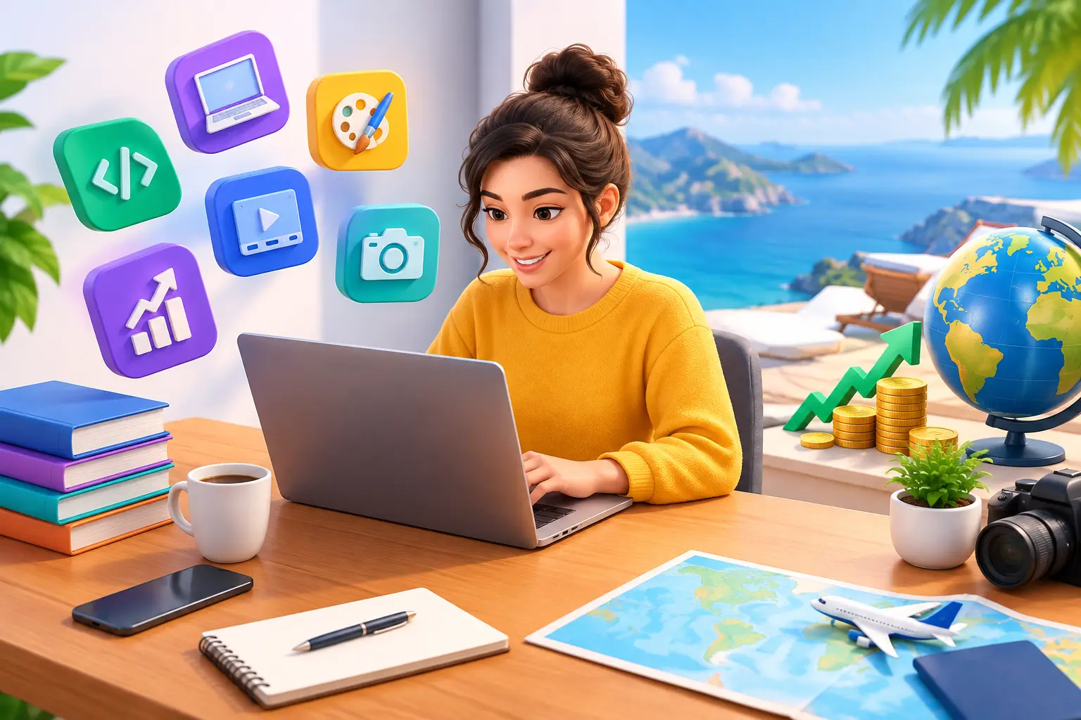 Best Online Skills for Income and Freedom