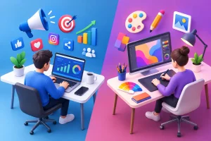 Digital Marketing vs Graphic Design Careers